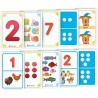 Clementoni - 16436 - Sapientino Carte - Numeri Tattili - Gioco Educativo 3 Anni, Flashcards Montessori