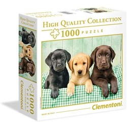 Clementoni - 96502 - Puzzle High Quality Collection 1000 pz I Tre Labrador