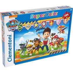 Clementoni - 27945 - Paw Patrol Puppy Supercolor Puzzle, 104 Pezzi