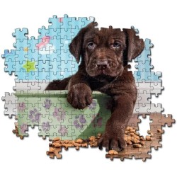 Clementoni - 29754 - Supercolor Puzzle Cucciolo - 180 pezzi