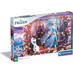 Clementoni - 20161 - Brilliant Disney Frozen 2 - 104 Pezzi, Puzzle Bambini