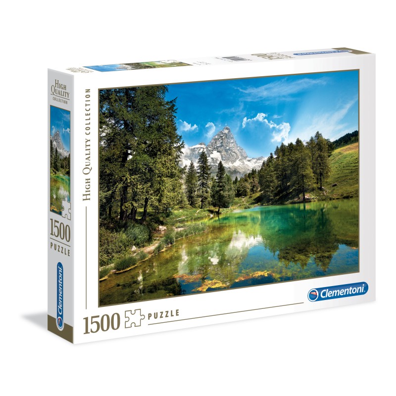 Clementoni - 31680 - Blue Lake Collection Puzzle High Quality Collection, 1500 Pezzi