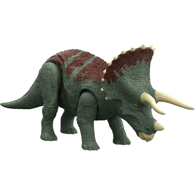 Jurassic World Dominion - Il Dominio Roar Strikers Triceratops - HDX34