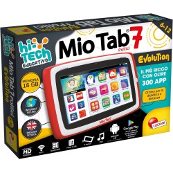 Lisciani - Mio Tab 7 Evolution 2022, Memoria 16 GB, Autonomi, capacità sensoriali, Coordinazione Occhio-Mano, Multicolore, 97005