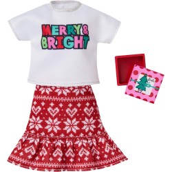 Mattel - Barbie - Merry & Bright | Natale Mattel GGG52 | Moda Vestiti per Bambole