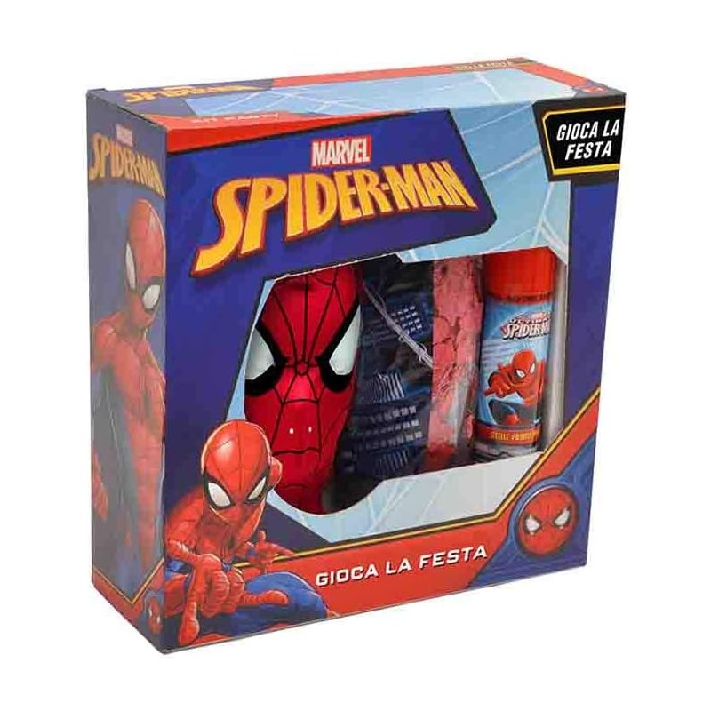 Spiderman Gioca la Festa, Maschera e Stelle Filanti, Y0002