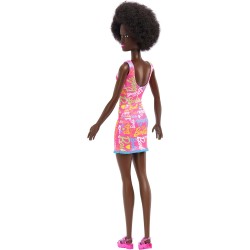Mattel - Barbie 30 cm Afro con Vestito Rosa - HGM58