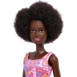 Mattel - Barbie 30 cm Afro con Vestito Rosa - HGM58