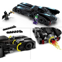 LEGO 76224 - DC Batmobile: Inseguimento di Batman vs. The Joker, Set Iconica Batmobile del 1989 con 2 Minifigure e Batarang
