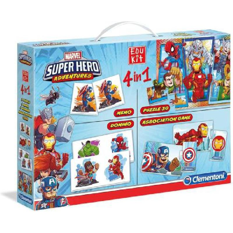 Clementoni Edukit 4 in 1 Marvel Spidey & His Amazing Friends - 18295