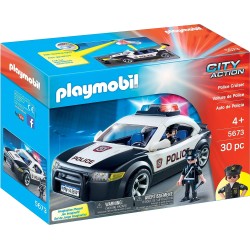 PLAYMOBIL City Action Police Cruiser, Auto Polizia 5673