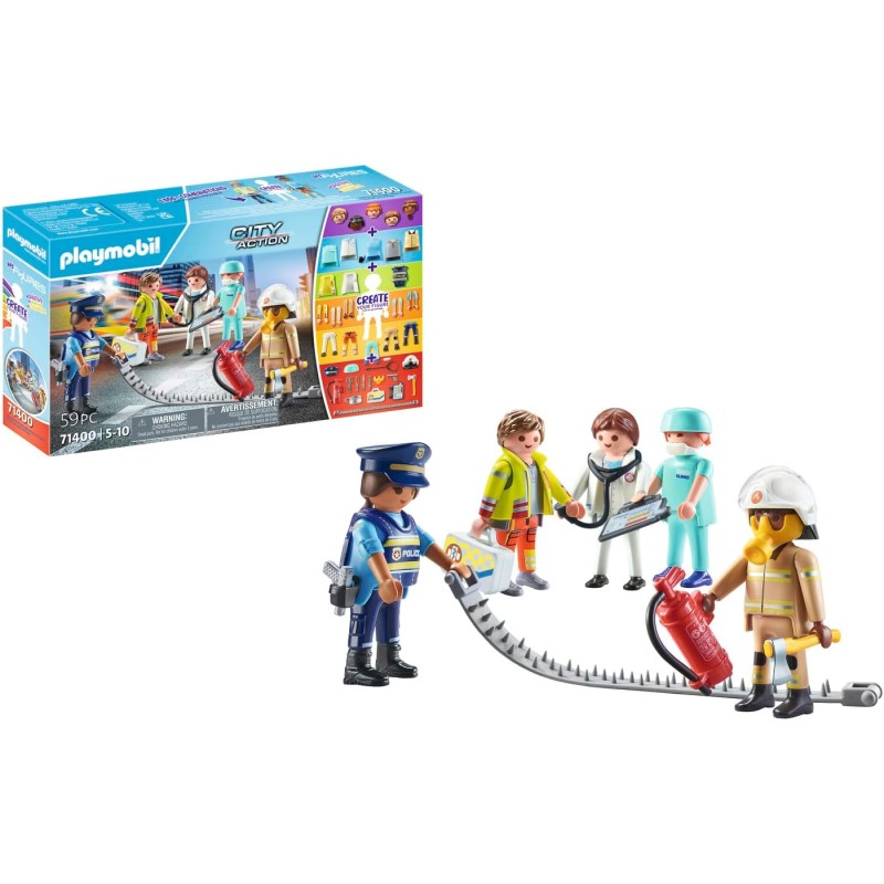 Playmobil Squadra di Soccorso My Figures 71400