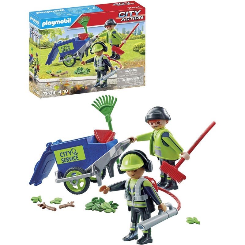 Playmobil Squadra di Pulizia City Action 71434