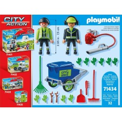 Playmobil Squadra di Pulizia City Action 71434