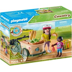 Playmobil Contadina con bicicletta da carico 71306
