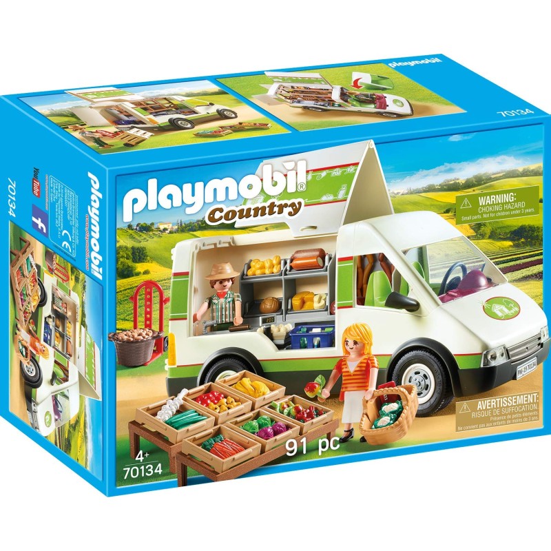 PLAYMOBIL Country 70134 - Furgone Mercato Bio PLAYMOBIL Country 70134 - Furgone Mercato Bio