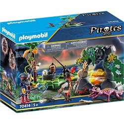 PLAYMOBIL Pirates 70414 - Nascondiglio del Tesoro dei Pirati, dai 5 Anni