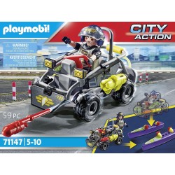 Playmobil Quad Terra-Acqua, trasformabile in un motoscafo 71147