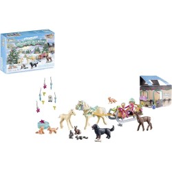 Playmobil Calendario dell  Avvento 71345 Viaggio di Natale in slitta