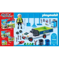 Playmobil Pulizia della Città con Il Veicolo City Action 71433