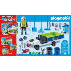 Playmobil Pulizia della Città con Il Veicolo City Action 71433