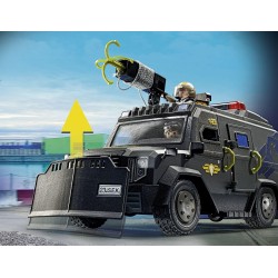 Playmobil Veicolo blindato, elegante fuoristrada delle forze speciali con luci e suoni 71144