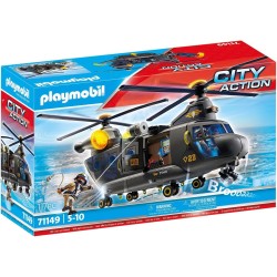 Playmobil Elicottero unità Tattica, 71149