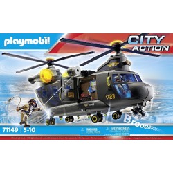 Playmobil Elicottero unità Tattica, 71149