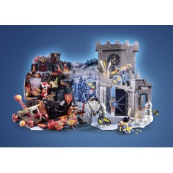 Playmobil Calendario dell  Avvento Novelmore 71346, Battaglia nella Neve