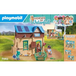 PLAYMOBIL Stalla con veterinario Waterfall Ranch 71352