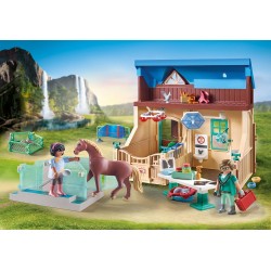 PLAYMOBIL Stalla con veterinario Waterfall Ranch 71352