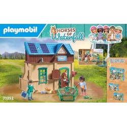 PLAYMOBIL Stalla con veterinario Waterfall Ranch 71352