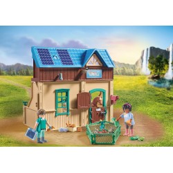 PLAYMOBIL Stalla con veterinario Waterfall Ranch 71352