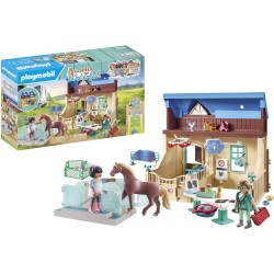PLAYMOBIL Stalla con veterinario Waterfall Ranch 71352