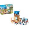 PLAYMOBIL Horses of Waterfall 71353 - Stalla con recinto, avventure nel pittoresco Waterfall Ranch con Amelia e Whisper