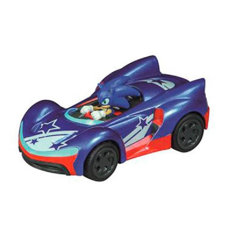 CARRERA Sonic Auto Shadow Hedgehog (Blu con stelle) Stars Retrocarica 17361