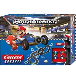 Carrera Toys GO!!! Mario Kart Mach 8 Set Pista da Corsa e Due Macchinine con Mario e Luigi 20062492