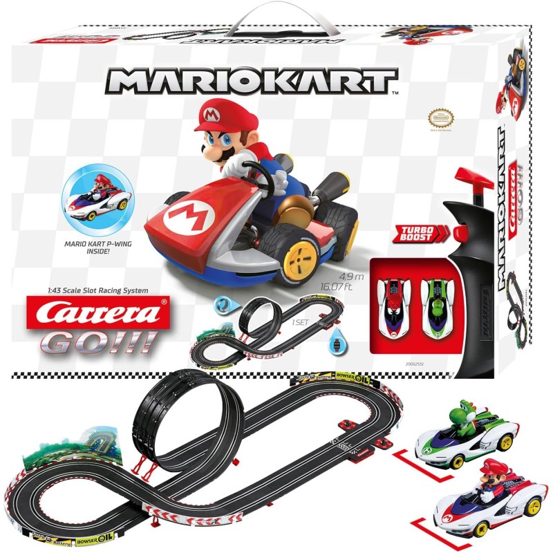 CARRERA Pista Elettrica Carrera GO Nintendo Mario Kart P-Wing 20062532