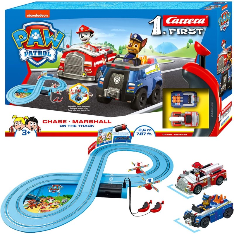 CARRERA Pista Paw Patrol Circuito Chase Marshall 20063033