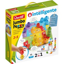 Quercetti Jumbo Peggy primo mosaico Gioco di Associazione 20 Pz. Chiodini 2271