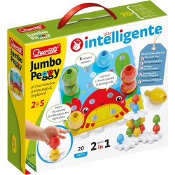 Quercetti Jumbo Peggy primo mosaico Gioco di Associazione 20 Pz. Chiodini 2271