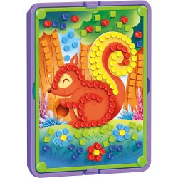 Quercetti- Mosaic Pin Bosco 0-14 anni, 2880