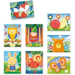 Quercetti- Mosaic Pin Bosco 0-14 anni, 2880