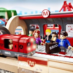 BRIO World - Set Metropolitana, BRIO Accessori, Età Raccomandata 3+