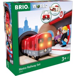 BRIO World - Set Metropolitana, BRIO Accessori, Età Raccomandata 3+