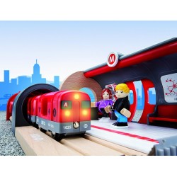 BRIO World - Set Metropolitana, BRIO Accessori, Età Raccomandata 3+