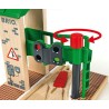 BRIO World - Doppio Semaforo con Operatore, BRIO Accessori, Età Raccomandata 3+