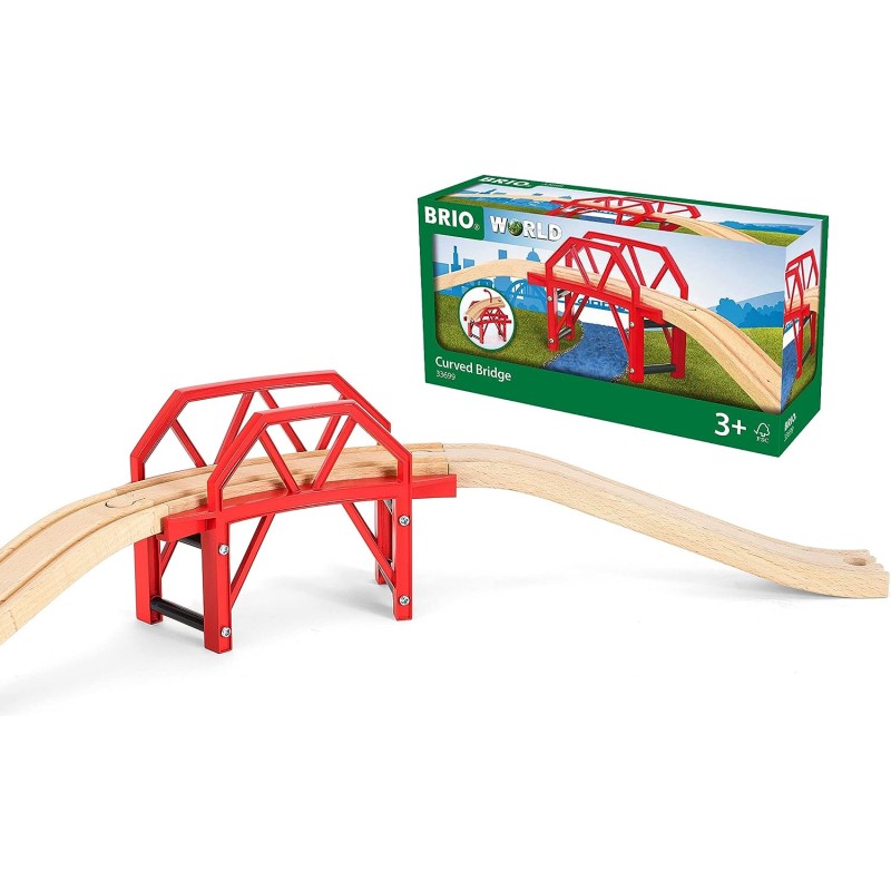 BRIO World - Ponte, BRIO Accessori 33699, Età Raccomandata 3+, Compatibile con Tutti i Prodotti BRIO