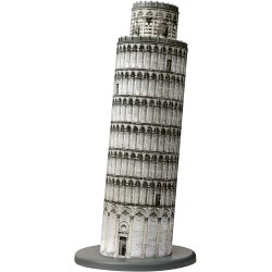 Ravensburger - Puzzle 3D Torre di Pisa, 216 Pezzi, Multicolore, 12557.9