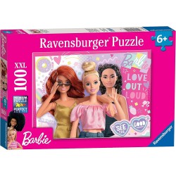 Ravensburger - Puzzle Barbie 100 Pz. XXL Extra Large Pieces